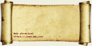 Tina Raca vizit kartica